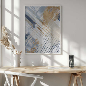Tablou înramat „Serenity in Blue-2” de Sally Ann Moss
