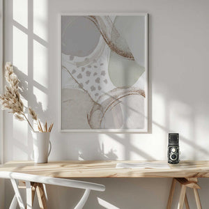 Tablou înramat „Smooth Neutral 3” de Sally Ann Moss