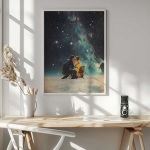 Tablou înramat „I'll Take You To the Stars for a Second Date” de Frank Moth