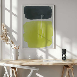 Tablou înramat „Watercolor Shapes Series #2” de jay stanley
