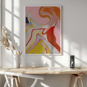 Tablou înramat „Organic Bauhaus Waved2” de Ana Rut Bre