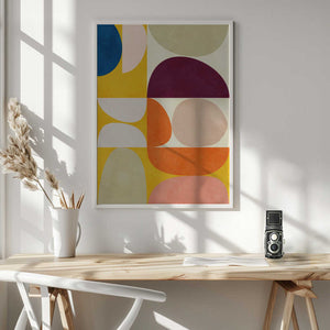 Tablou înramat „Vivid Bauhaus2” de Ana Rut Bre