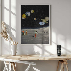Tablou înramat „Space Golf” de Taudalpoi