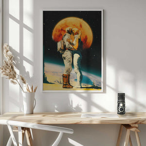 Tablou înramat „Intergalactic Love” de Taudalpoi