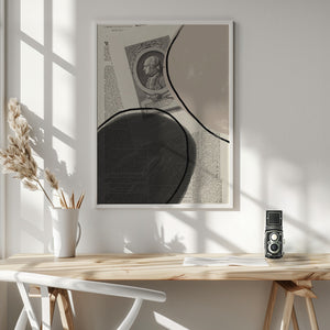 Tablou înramat „Abstract Paper VI” de Studio Palette