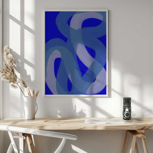 Tablou înramat „Cobalt II” de Studio Palette