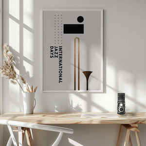 Tablou înramat „Jazzy Days 3” de Kubistika