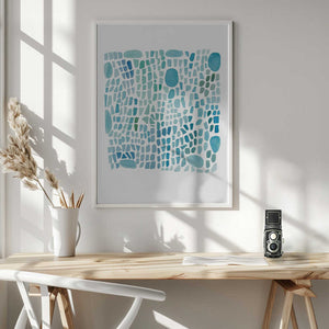 Tablou înramat „Seaglass” de Louise van Terheijden