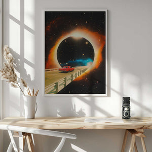 Tablou înramat „A Space Journey Begins” de Taudalpoi