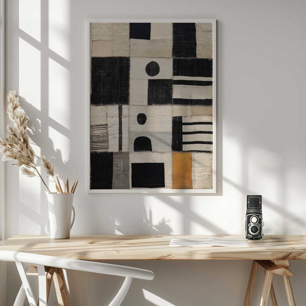 Tablou înramat „Patchwork Symphony” de Treechild