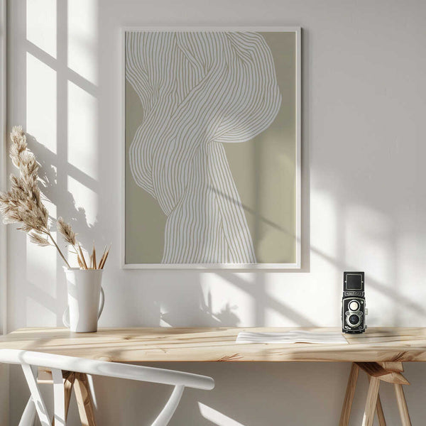 Tablou înramat „Flowing Strands” de Treechild