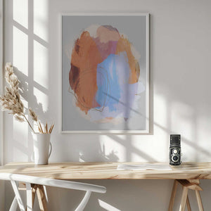 Tablou înramat „Abstract Brush Strokes 38Z” de Mareike Böhmer