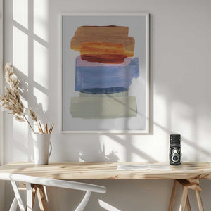Tablou înramat „Abstract Brush Strokes 49 A1” de Mareike Böhmer