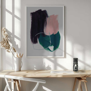 Tablou înramat „Abstract Brush Strokes 10” de Mareike Böhmer