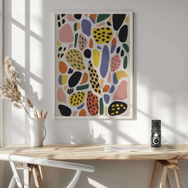 Tablou înramat „Colorful Chaos” de Treechild