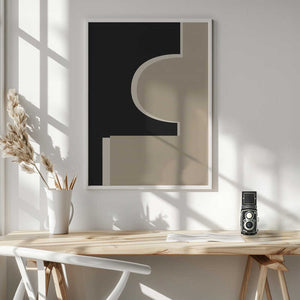 Tablou înramat „Abstract Graphic Shapes” de Elena Ristova