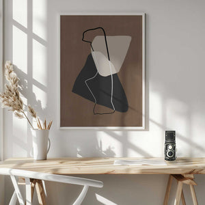 Tablou înramat „Abstract Silhouette” de Elena Ristova