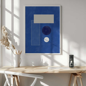 Tablou înramat „Minimalist Geometric shapes” de Elena Ristova