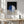 Tablou înramat „Isected Circle with Blue and White Quadrants” de Elena Ristova