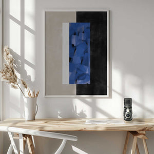 Tablou înramat „Blue Block Essence” de Elena Ristova