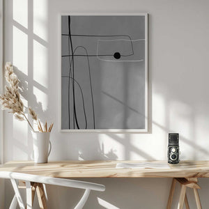 Tablou înramat „Balanced Lines” de Elena Ristova