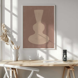 Tablou înramat „Muted Form Essence” de Elena Ristova