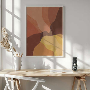 Tablou înramat „Earthy Harmony” de Elena Ristova