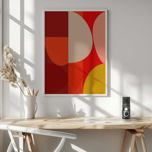 Tablou înramat „Mid Century Pastel 10” de Ana Rut Bre