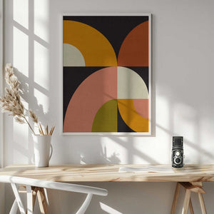 Tablou înramat „Geo Shapes Fall 21 Geo” de Ana Rut Bre