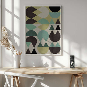 Tablou înramat „Rainbow Plus Shapes6” de Ana Rut Bre
