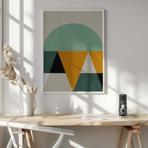 Tablou înramat „Rainbow Plus Shapes4” de Ana Rut Bre
