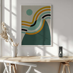Tablou înramat „Rainbow Plus Shapes2” de Ana Rut Bre