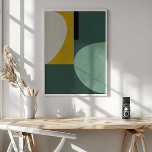 Tablou înramat „Rainbow Plus Shapes1” de Ana Rut Bre