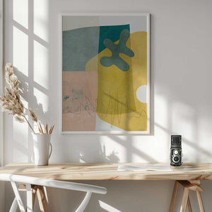Tablou înramat „Nature Friendly Terracotta 3 Aquarell Kopie” de Ana Rut Bre