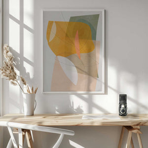Tablou înramat „Nature Friendly Terracotta 5 Aquarell Kopie” de Ana Rut Bre