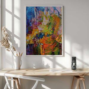 Tablou înramat „Vivid Petal Whispers” de Dorothy Fagan