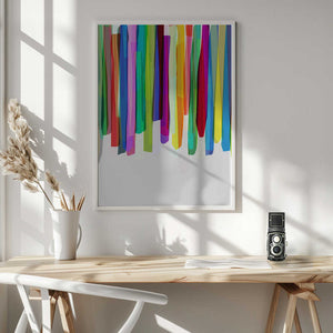 Tablou înramat „Colorful Stripes 2” de Mareike Böhmer