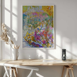 Tablou înramat „Vibrant Garden Dream” de Dorothy Fagan