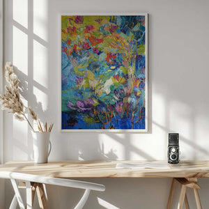 Tablou înramat „Radiant Pond Sonata” de Dorothy Fagan