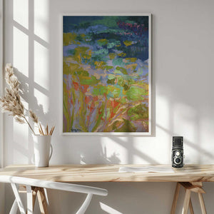 Tablou înramat „Vibrant Water Lilies” de Dorothy Fagan
