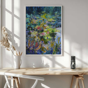Tablou înramat „Vibrant Garden Glow” de Dorothy Fagan