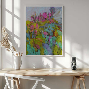Tablou înramat „Whimsical Garden Dreams” de Dorothy Fagan
