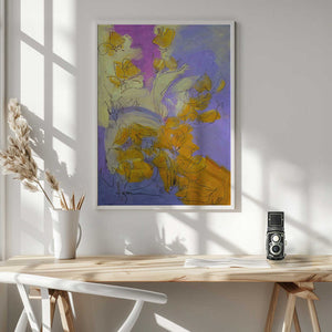 Tablou înramat „Golden Blossom Glow” de Dorothy Fagan