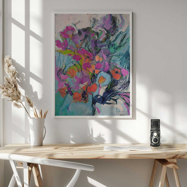 Tablou înramat „Floral Symphony” de Dorothy Fagan