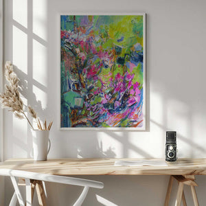 Tablou înramat „Blooming Dreamscape” de Dorothy Fagan