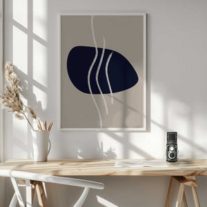 Tablou înramat „Scandi Abstract 2” de Anne-Marie Volfova