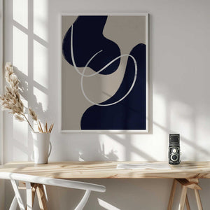 Tablou înramat „Scandi Abstract 3” de Anne-Marie Volfova