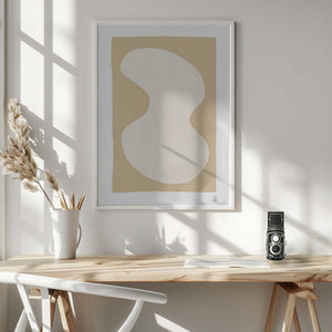 Tablou înramat „Yellow Blob Poster” de Lisa Ketty
