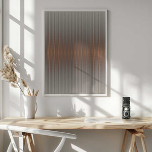 Tablou înramat „Euphoria - Gray and Orange” de Alma