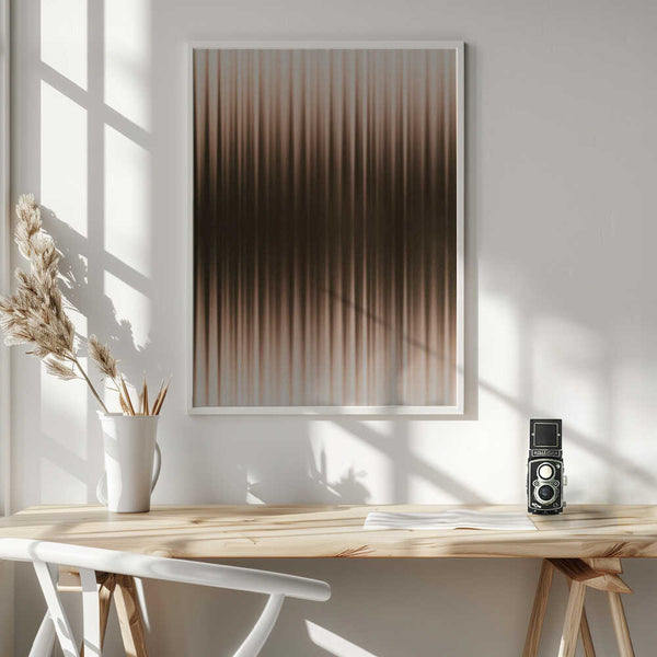 Tablou înramat „Euphoria - White and Brown” de Alma